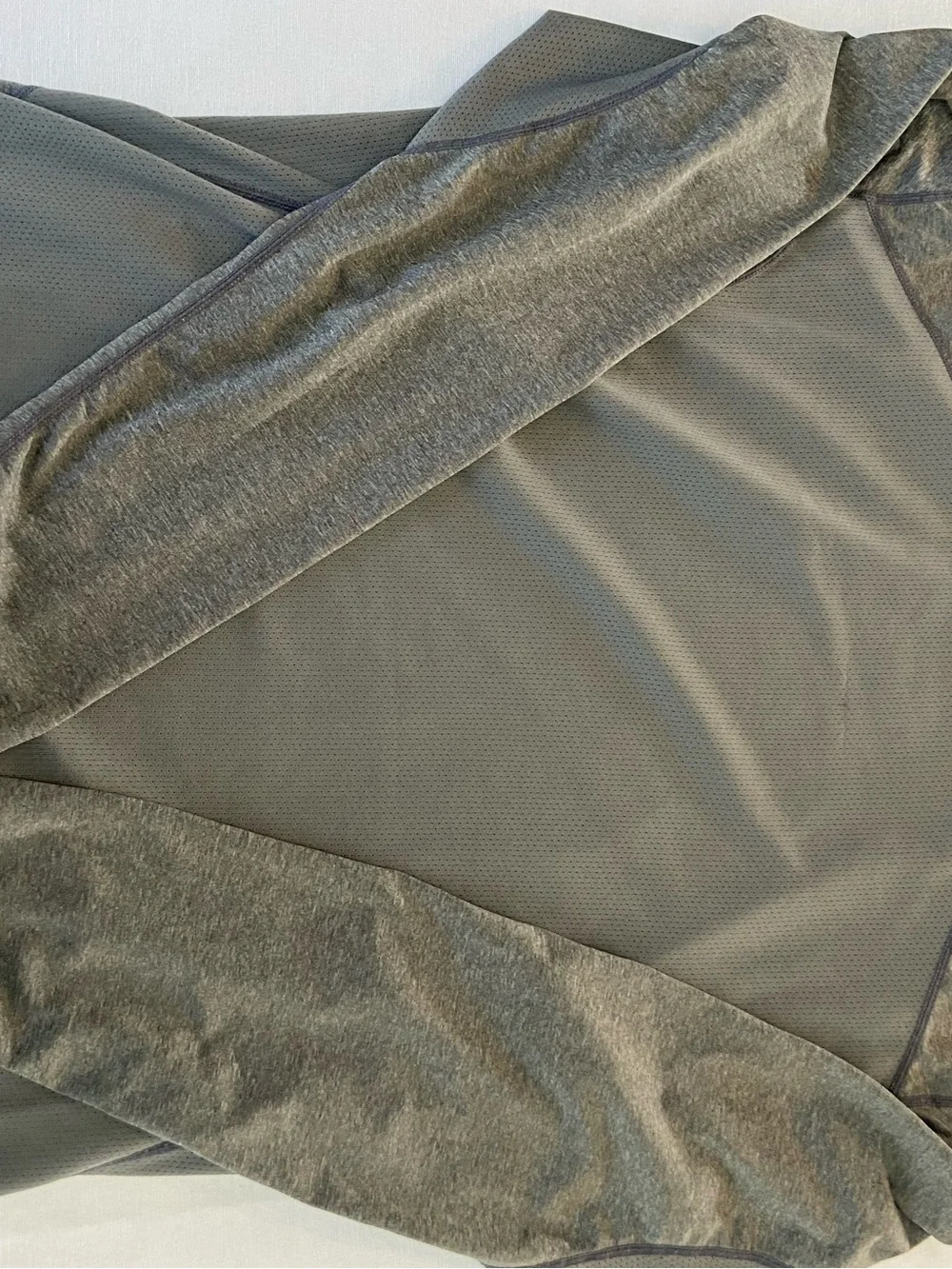 Nike Grey Heather Pro Combat Dri-FIT Shirt